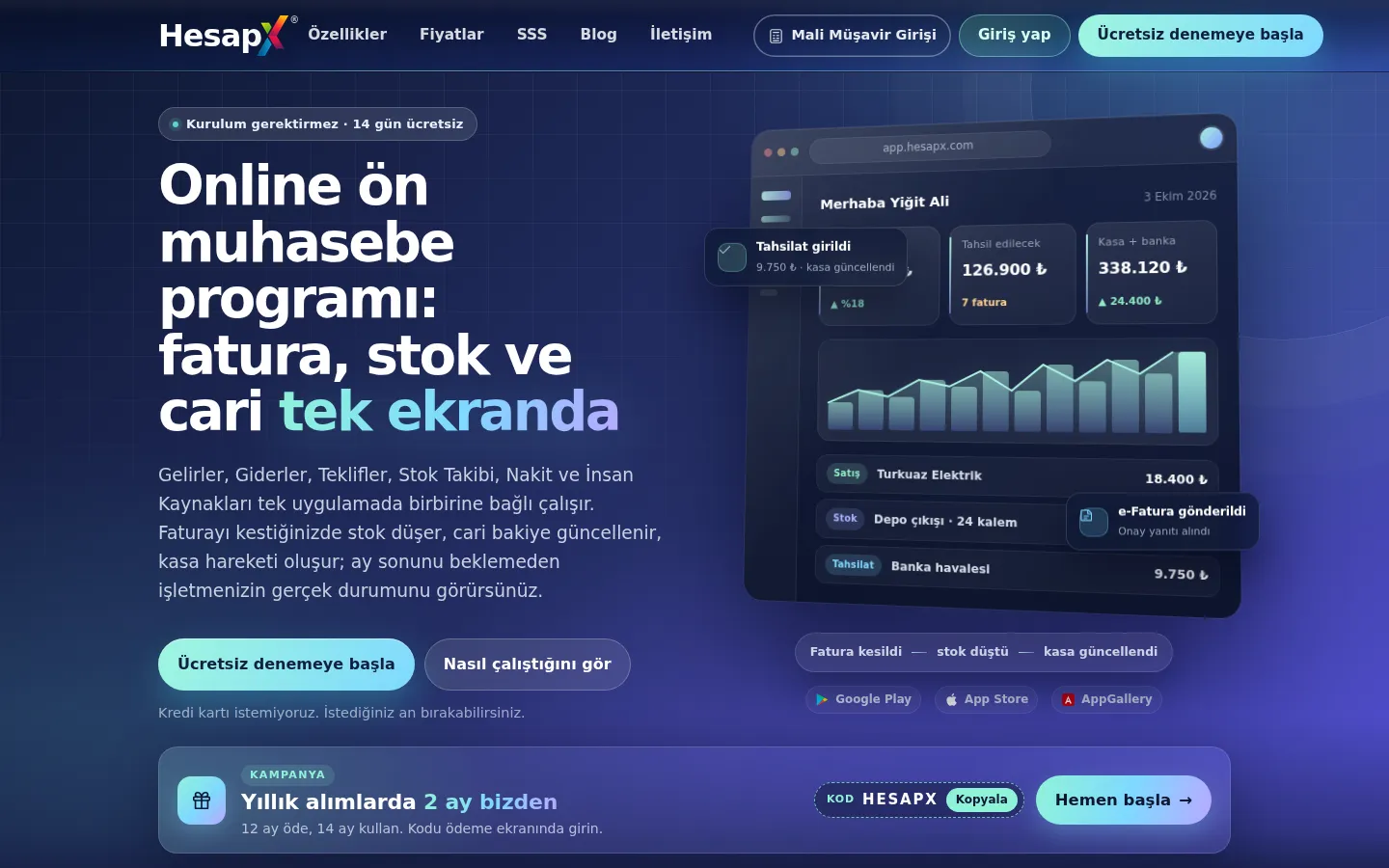 HesapX