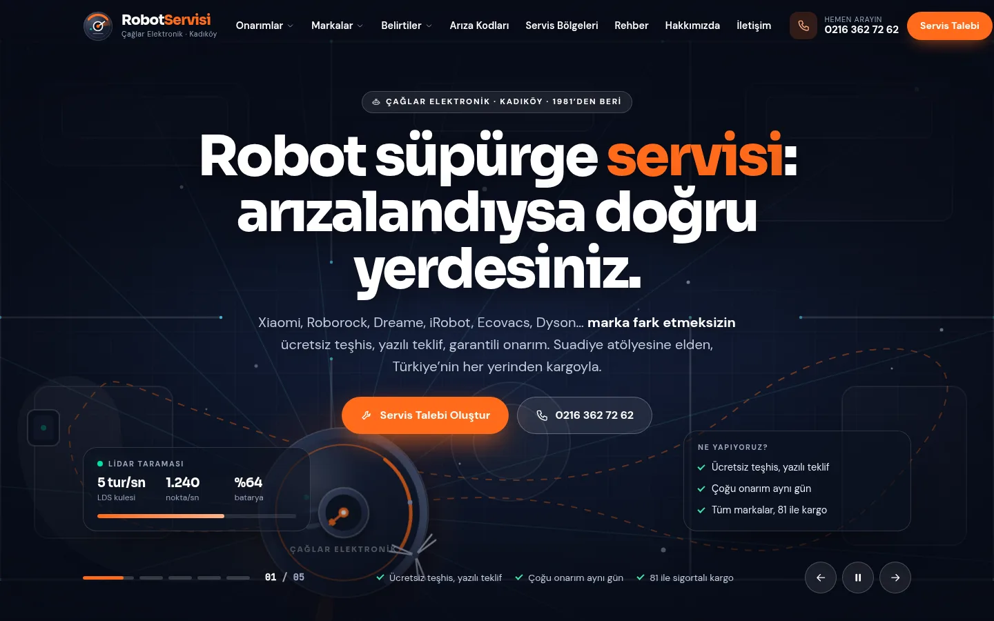 Robot Süpürge Servisi