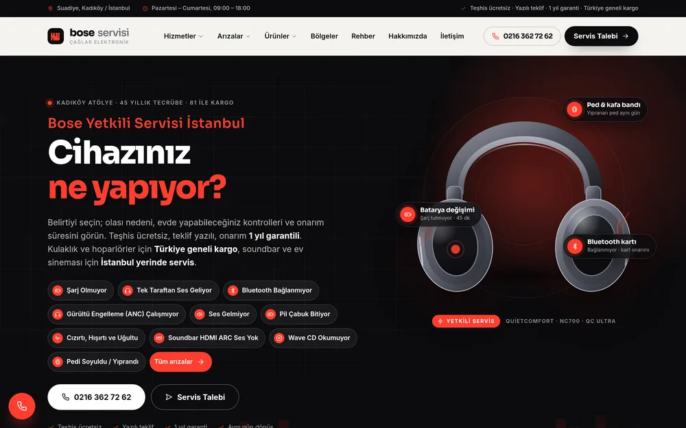 Bose Servisi