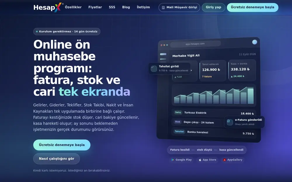 HesapX