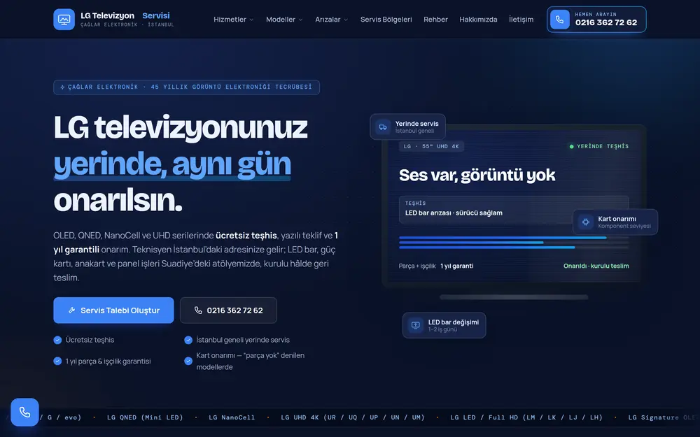 LG Televizyon Servisi